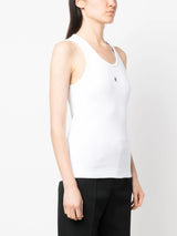 4G - logo plaque sleeveless top - LISKAFASHION