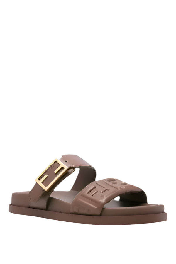 Fendi Double-band Flat Sandals