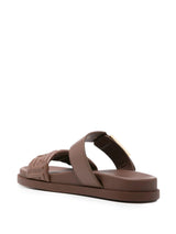 Fendi Double-band Flat Sandals