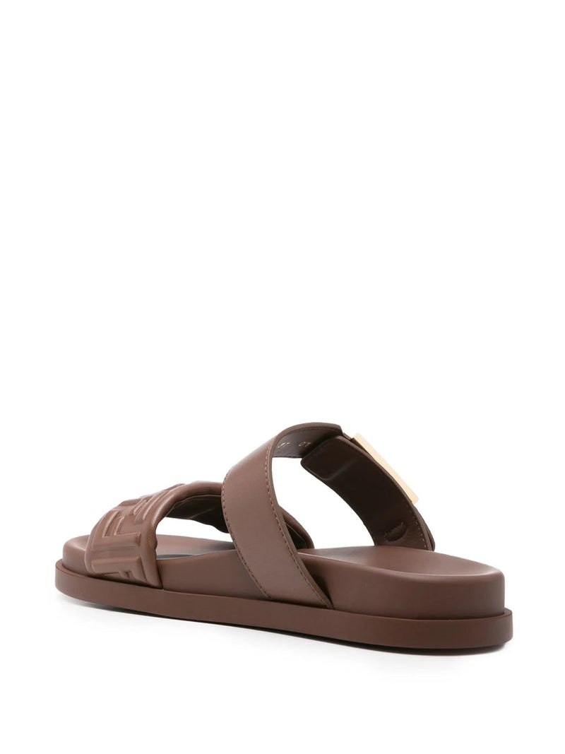 Fendi Double-band Flat Sandals