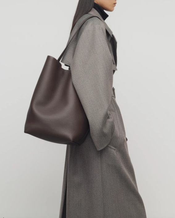Large N/S Park Tote Bag in Leather