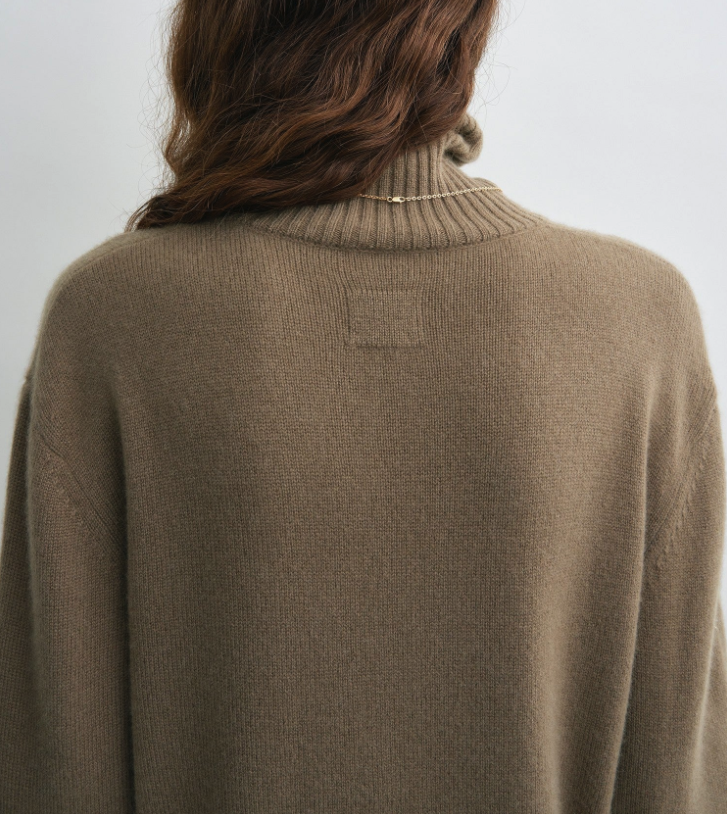 Cashmere turtleneck hazel