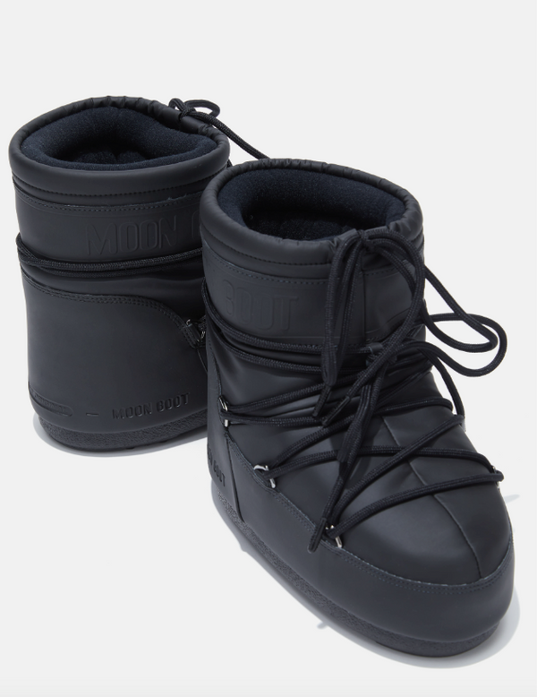 ICON LOW BLACK RUBBER BOOTS