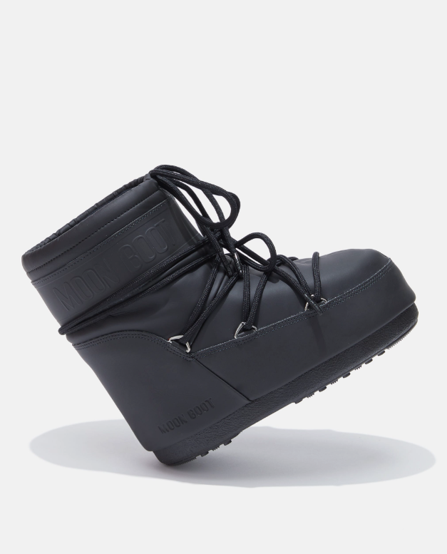 ICON LOW BLACK RUBBER BOOTS