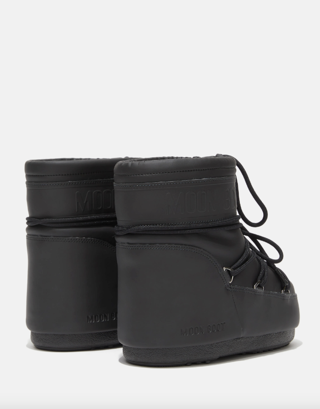 ICON LOW BLACK RUBBER BOOTS