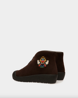 Winter Capsule Bootie in Brown Suede