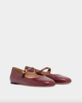 Ballyrina Flat in Andorra Leather