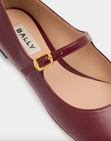 Ballyrina Flat in Andorra Leather
