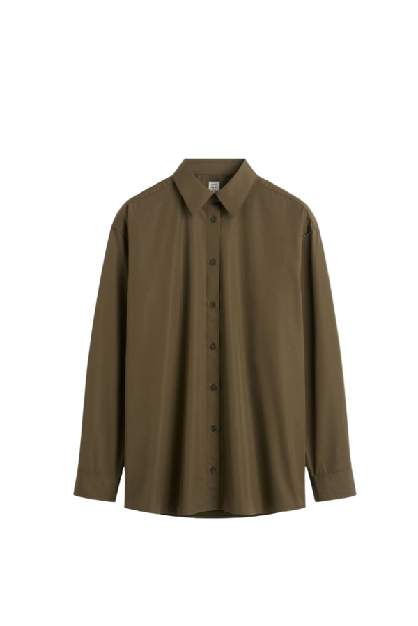 button-down cotton shirt