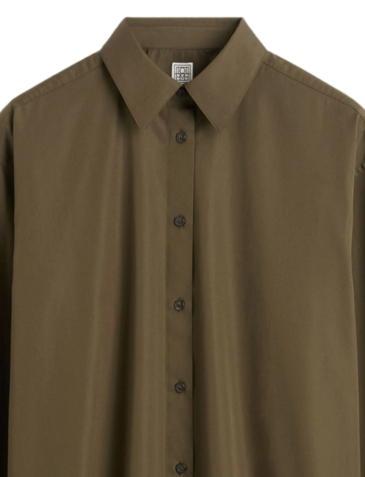 button-down cotton shirt