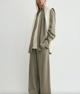 Classic tuxedo shirt taupe