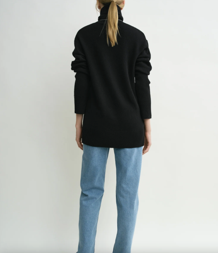 Cashmere turtleneck black