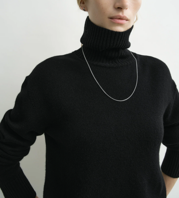 Cashmere turtleneck black