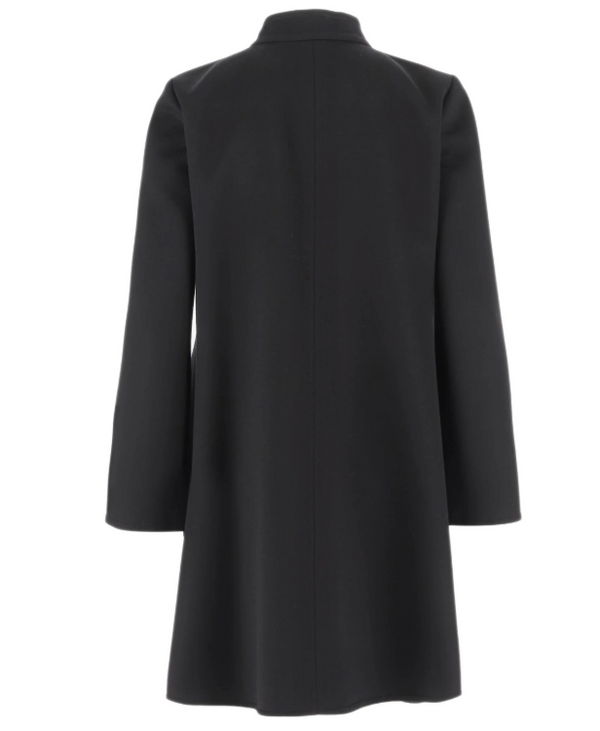 Compact drap coat with v gold