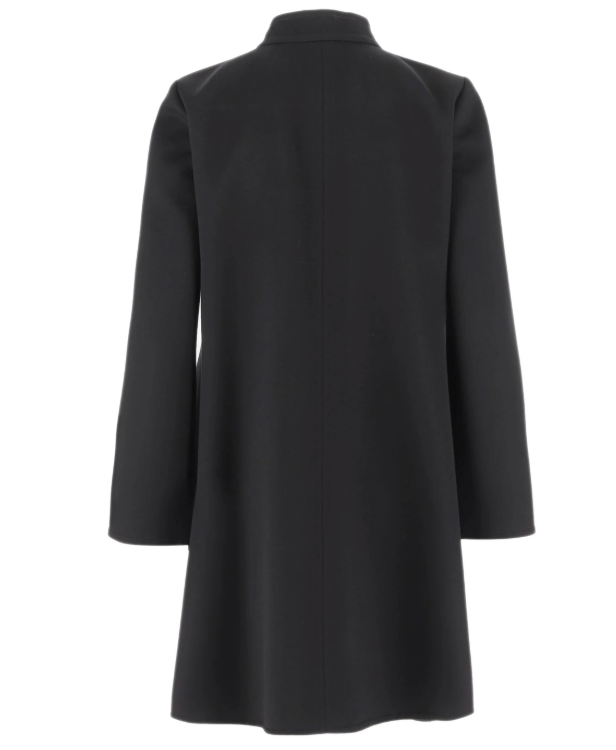 Compact drap coat with v gold