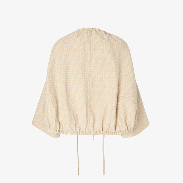 Beige FF chambray jacket