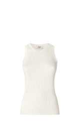 White silk and cotton top