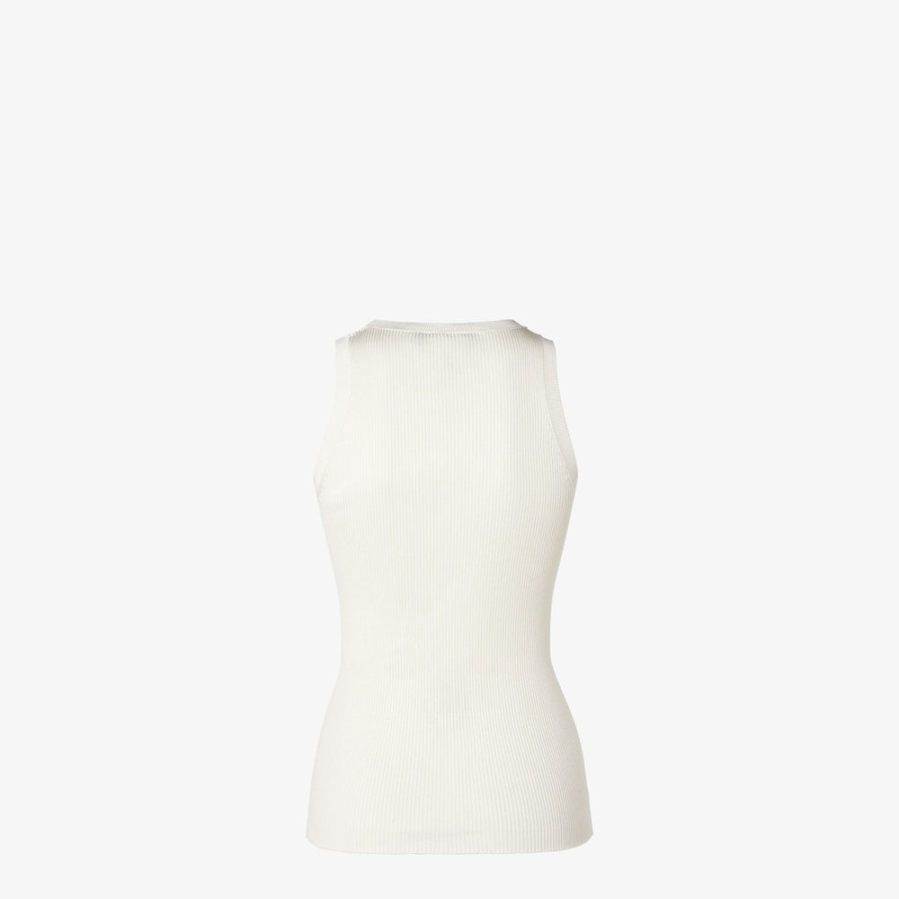 ★WAIKEI★ Maltese illustration lace sleeveless white YKBD02 Maltese illustration lace sleeveless - WaiKei | 60% - Asian
