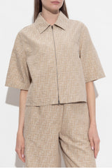 Fendi beige Shirt with monogram