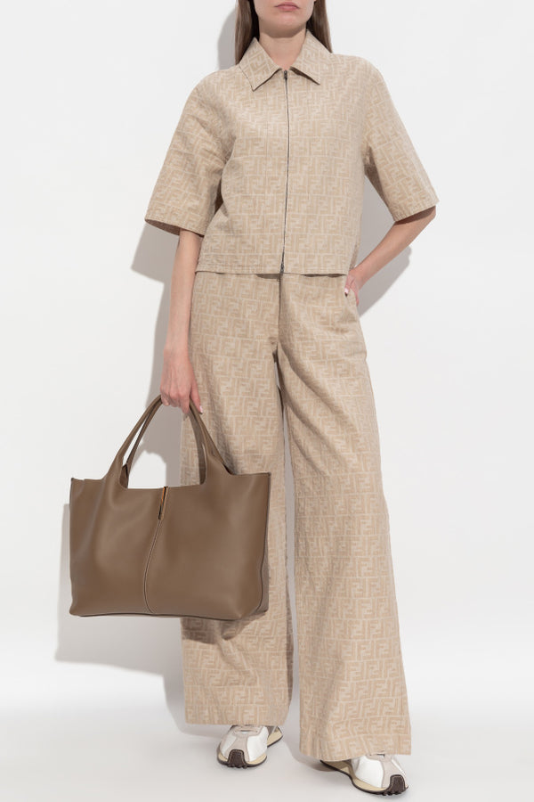 Fendi beige Shirt with monogram