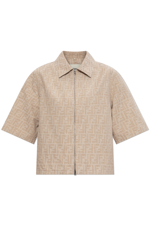 Fendi beige Shirt with monogram