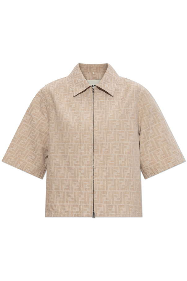 Fendi beige Shirt with monogram