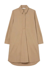 A-line Shirt Dress in Cotton Twill
