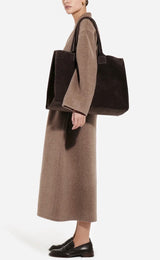 Wrap Coat in Double Faced Wool Cashmere