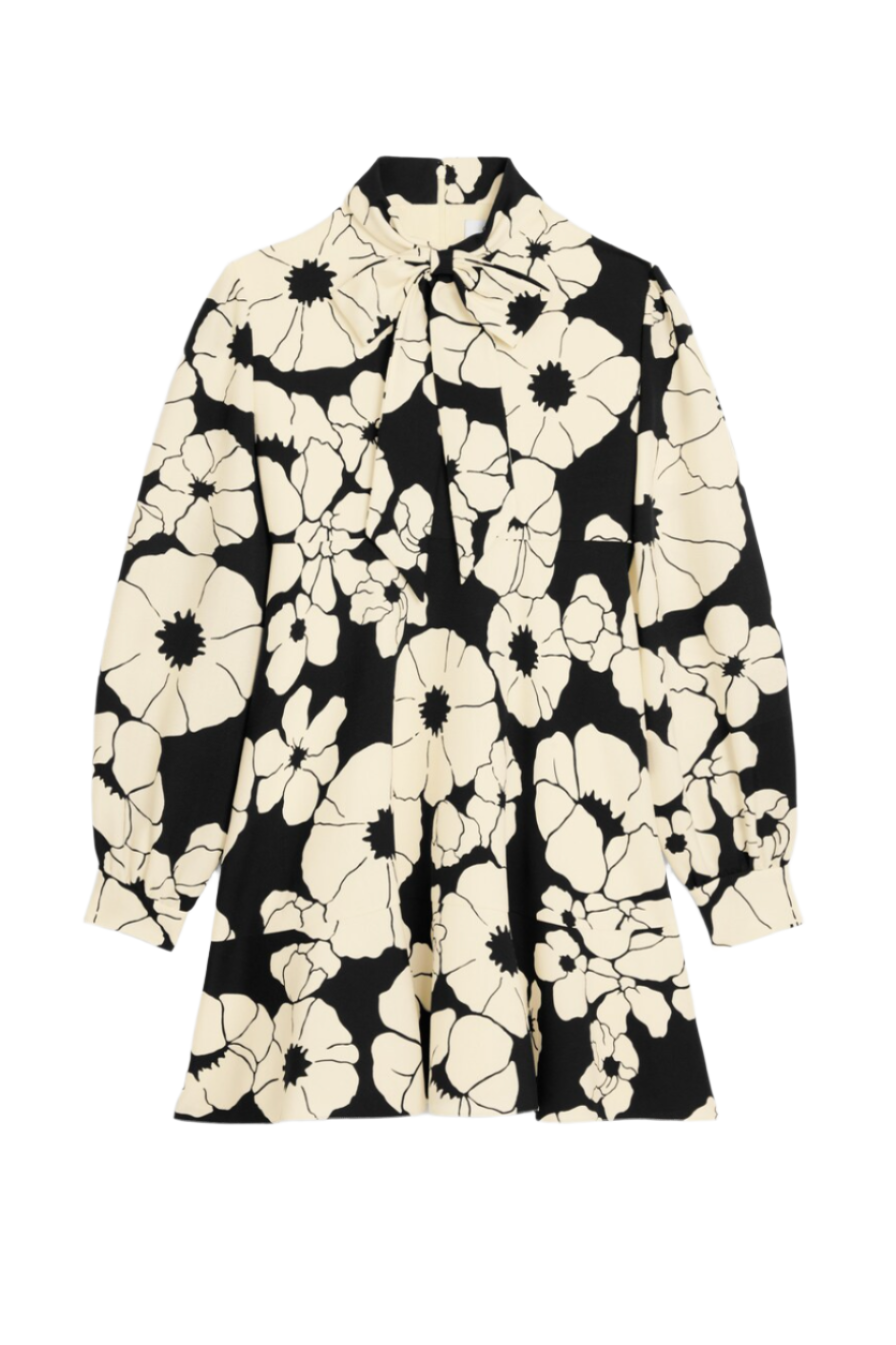 【関税込・国内発送】CELINE skater mini dress in wool organza SKATER MINI DRESS IN WOOL ORGANZA - | CELINE