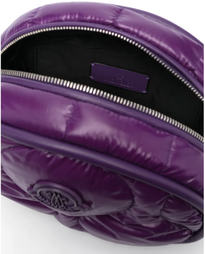 Patch Xbody Messenger Bag With Detachable Fox Key Fob - Mauve, Canvas & Leather - View #8