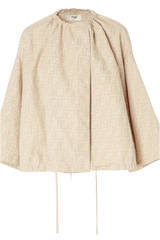 Beige FF chambray jacket