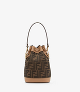 Brown FF fabric mini-bag