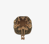 Brown FF fabric mini-bag