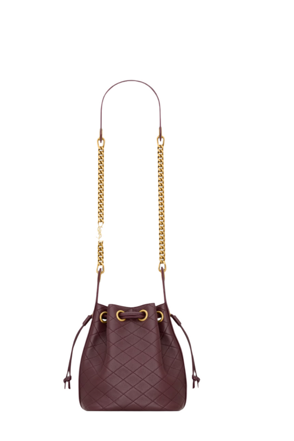 CASSANDRE bucket bag in lambskin