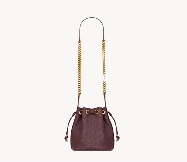 CASSANDRE bucket bag in lambskin