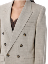 Saint Laurent Cassandre Double-Breasted Blazer