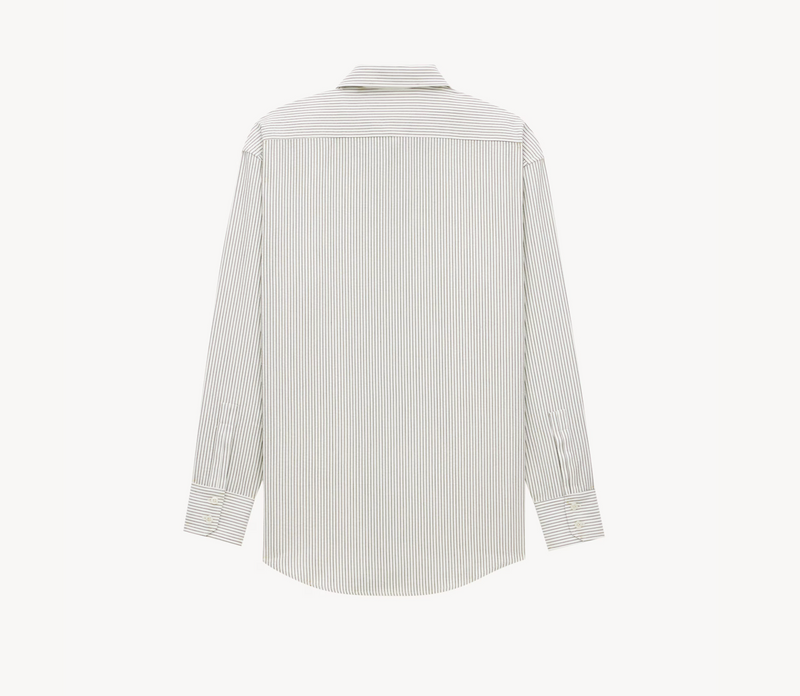 shirt in striped cotton