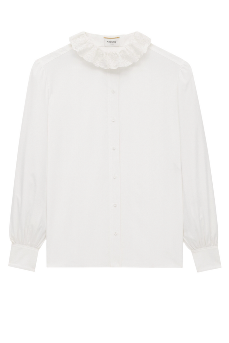 shirt in cotton poplin
