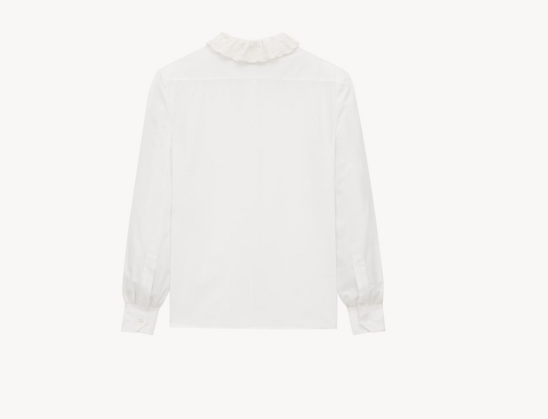 shirt in cotton poplin