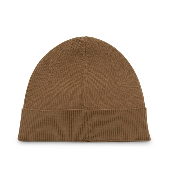 ribbed wool beanie