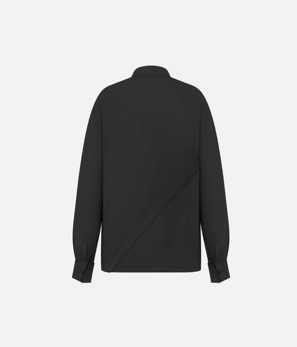 Blouse with Oblique Closure