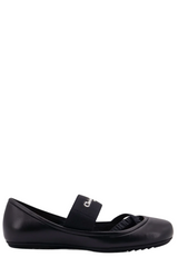 Shade leather ballerinas with elastic bands