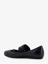 Shade leather ballerinas with elastic bands