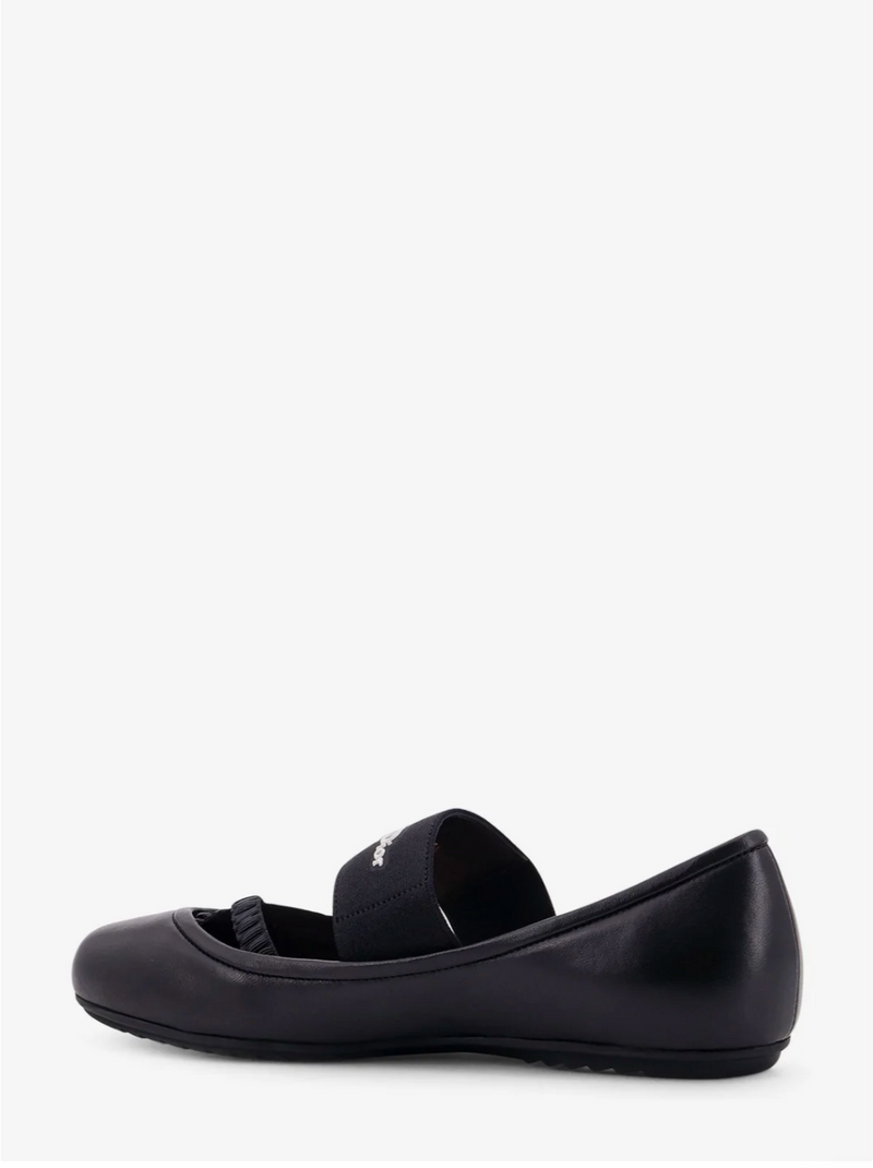 Shade leather ballerinas with elastic bands