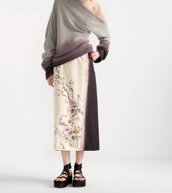 Mid-Length Straight Skirt