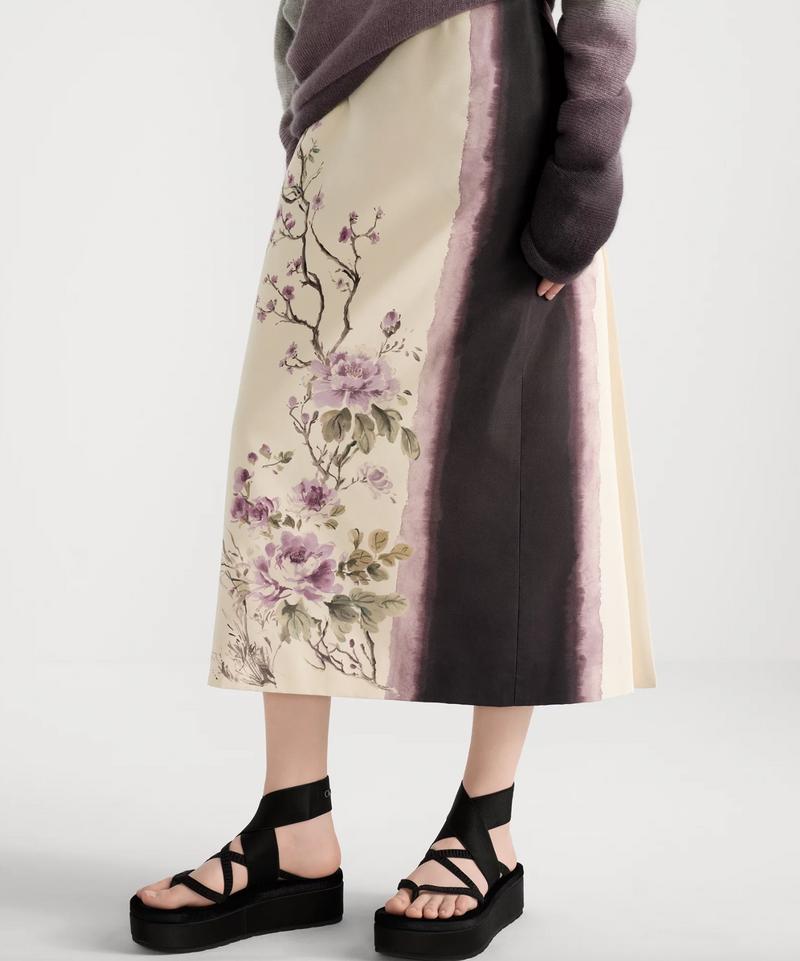 Mid-Length Straight Skirt