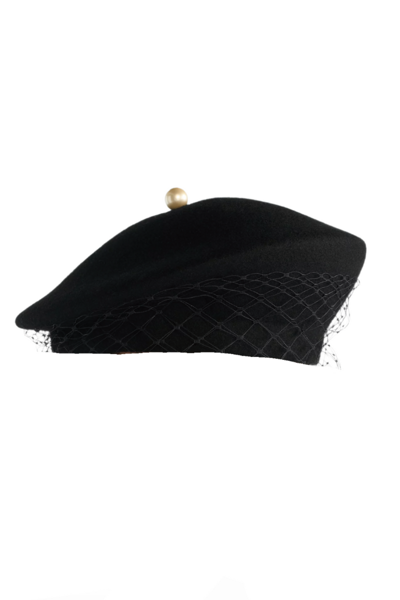 Dior Century Beret with Veil