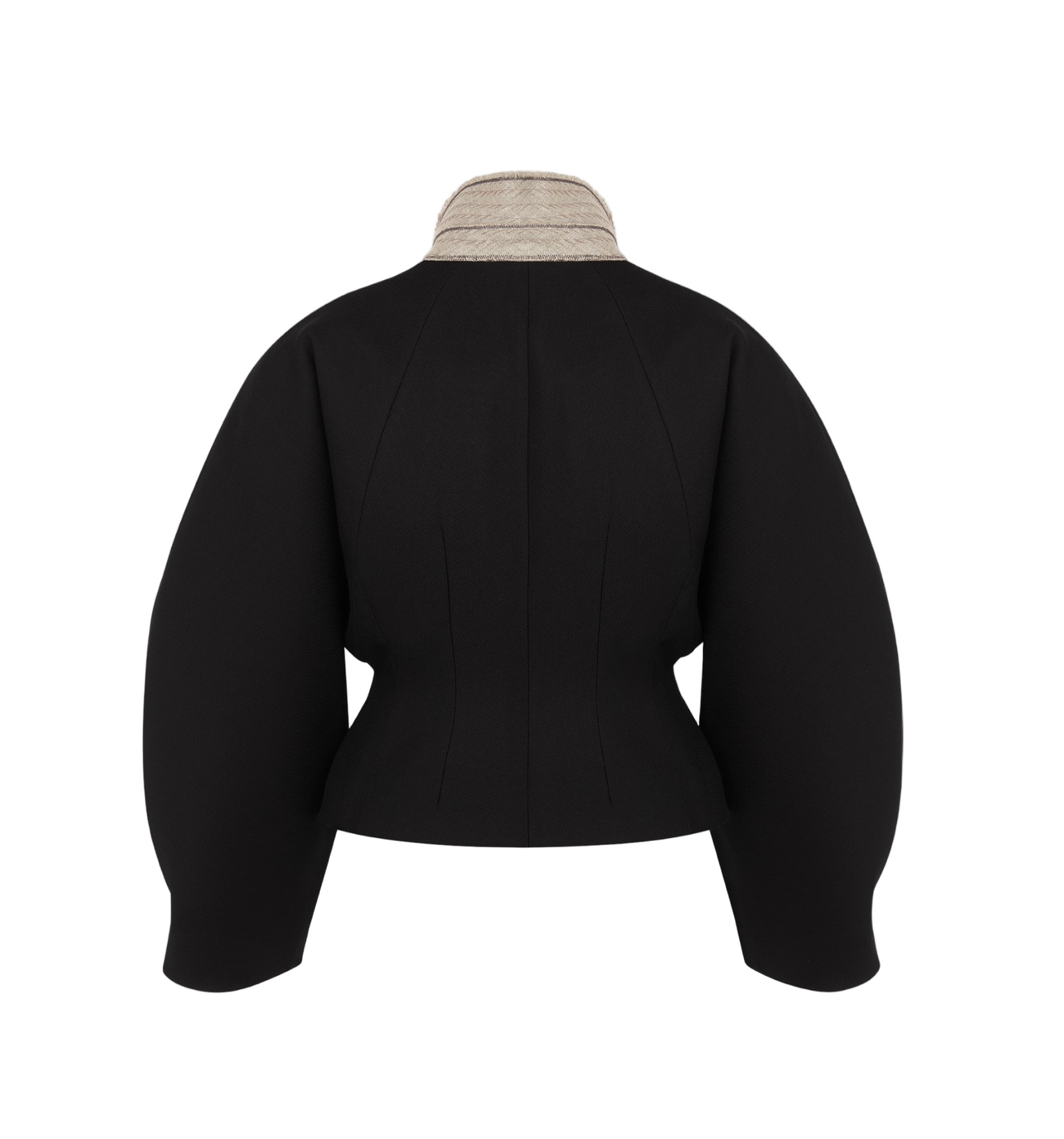 Fitted Jacket with Puff Sleeves – LISKAFASHION