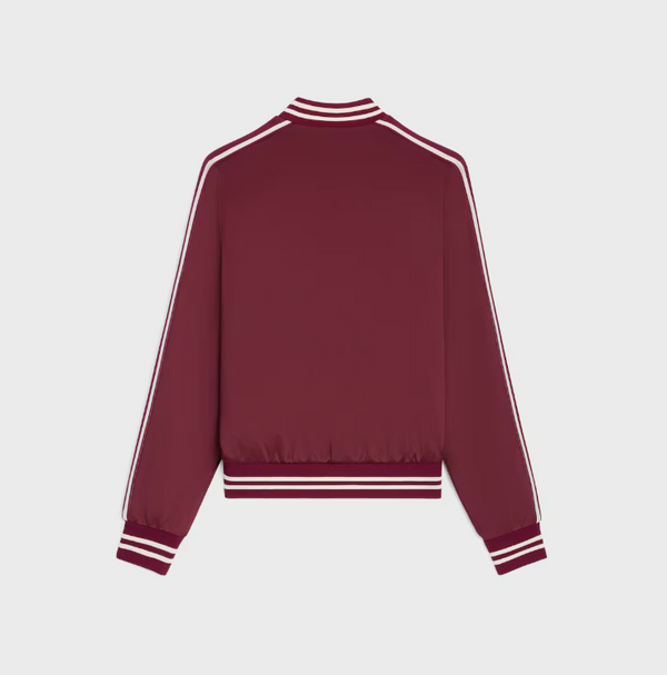 Teddy tracksuit jacket in double face jersey