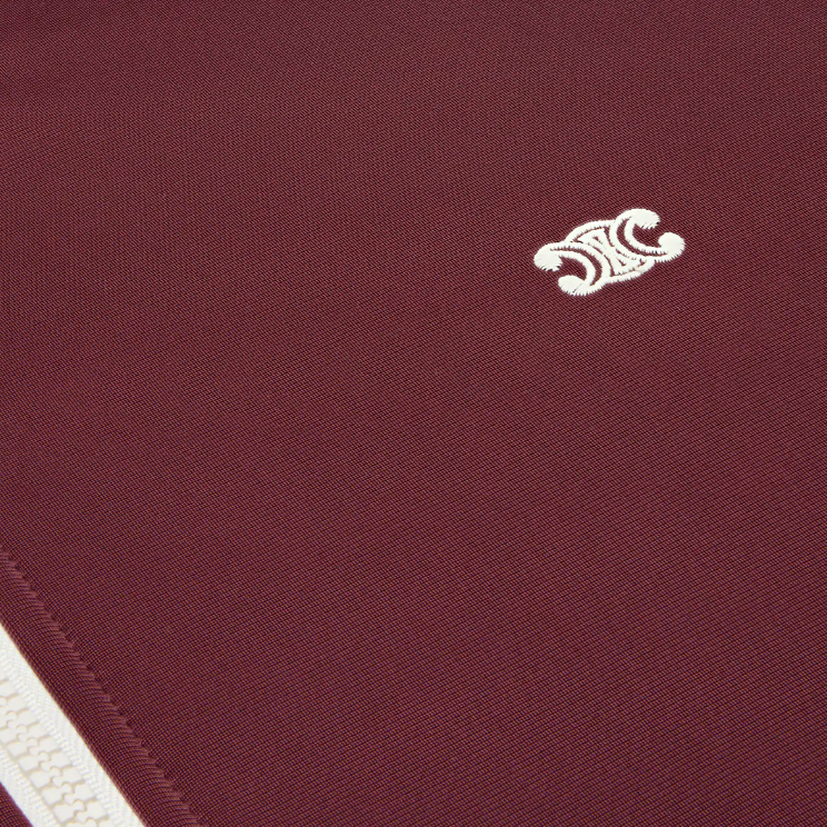 Teddy tracksuit jacket in double face jersey
